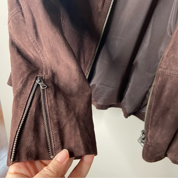ECRU suede jacket, brown, size 10 - Picture 6 of 6